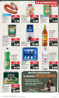 Bier im aktuellen Kaufland Prospekt (Weißenfels) Bier im Kaufland Prospekt "Hier bin ich richtig" mit 56 Seiten (Weißenfels)