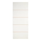 Porte coulissante prépeint MDF/epicéa 83 cm SLOT en promo chez Brico Dépôt Strasbourg à 89,90 €