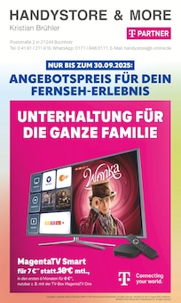 handystore & more Prospekt ANGEBOTSPREIS FÜR DEIN FERNSEH-ERLEBNIS mit  Seiten in Buchholz (Nordheide) und Umgebung