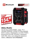 Akku-Radio TE-CR 18 Li DAB+/FM/BT Angebote von Einhell bei bauSpezi Bamberg für 154,99 €