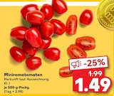 Miniromatomaten für 1,49 € bei Kaufland im Angebot Miniromatomaten im aktuellen Kaufland Prospekt