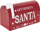 Boite aux lettres Santa en métal en promo chez Maxi Bazar Boite aux lettres Santa en métal dans le catalogue Maxi Bazar