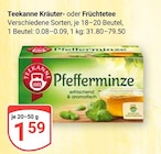 Aktuelles Kräutertee Angebot bei GLOBUS in Duisburg ab 1,59 €