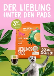 Tchibo im Supermarkt Prospekt "DER LIEBLING UNTER DEN PADS.", 4 Seiten, 27.10.2024 - 27.10.2024 Aktueller Tchibo im Supermarkt Prospekt, "DER LIEBLING UNTER DEN PADS.", mit Angeboten der Woche, gültig von 27.10.2024 bis 27.10.2024