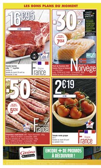 Promo Poisson dans le catalogue Casino Supermarchés du moment à la page 4