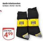 Apollo Arbeitssocken Angebote bei GLOBUS Oberhausen für 4,99 €
