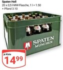 Hell im Angebot bei GLOBUS in Gotha Hell Angebote von Spaten bei GLOBUS Gotha für 14,99 €