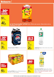 Promo Limonade dans le catalogue Carrefour du moment à la page 57
