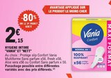 Hygiene intime - "VANIA" ET "NETT" dans le catalogue E.Leclerc