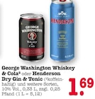 Whiskey & Cola im Angebot bei E center in Oberursel Whiskey & Cola Angebote von George Washington bei E center Oberursel für 1,69 €