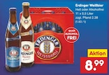 Weißbier Hell Angebote von Erdinger bei Netto Marken-Discount Meschede für 8,99 €