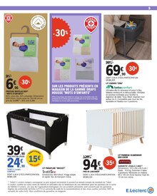 Promotion Matelas Pliant dans le prospectus E.Leclerc, valable du 07/04/2026 au 18/04/2026 Promo Matelas Pliant dans le catalogue E.Leclerc du moment à la page 9