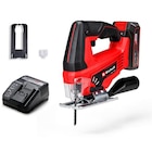 Ladegerät im Hagebaumarkt Prospekt EINHELL Akku-Stichsäge »Power X-Change TC-JS 18/70 Li (1x2,5Ah) «, inkl. 1 x 2,5 Ah Akku und Ladegerät - rot von EINHELL im aktuellen Hagebaumarkt Prospekt für 89,99 €