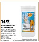 Chlor-Schnelldesinfektion Angebote bei OBI Gummersbach für 14,49 €