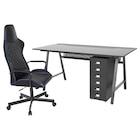 Aktuelles Schreibtisch, Stuhl + Schubladenel schwarz Angebot bei IKEA in Hannover ab 377,99 €