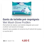 Gants de toilette pré-imprégnés - TENA - Technicien de Santé Gants de toilette pré-imprégnés - TENA à 4,80 € dans le catalogue Technicien de Santé