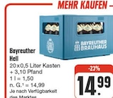 nah und gut - Bayreuther Hell Angebot im Prospekt Bayreuther Hell bei nah und gut im Prospekt "" für 14,99 €