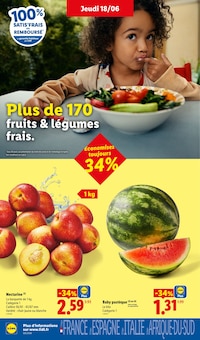Catalogue Lidl de la semaine "L'ÉTÉ IMBATTABLE" avec 2 pages, valide du 18/06/2026 au 24/06/2026 pour Bobigny et alentours Prospectus Lidl de la semaine "L'ÉTÉ IMBATTABLE" avec 2 pages, valide du 18/06/2026 au 24/06/2026 pour Bobigny et alentours