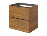 Meuble sous vasque à suspendre effet noyer "Idalie" L. 60 x H. 60 x P. 45 cm - Cooke and Lewis en promo à 140,00 € chez Brico Dépôt Meuble sous vasque à suspendre effet noyer "Idalie" L. 60 x H. 60 x P. 45 cm - Cooke and Lewis dans le catalogue Brico Dépôt