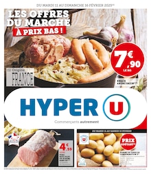 Prospectus Supermarchés de Hyper U à Auxi-le-Château: "Hyper U", 12 pages, 11/02/2025 - 16/02/2025