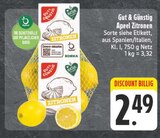 Aktuelles Apeel Zitronen Angebot bei E center in Nürnberg ab 2,49 €
