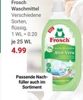 Waschmittel im Angebot bei GLOBUS in Bochum Waschmittel Angebote von Frosch bei GLOBUS Bochum für 4,99 €