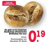 Aktuelle Wecker Angebote bei E center in Wiesbaden Aktuelles Ofenfrische Brötchen Angebot bei E center in Wiesbaden ab 0,19 €