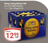 Weizen Hell Angebote von König Ludwig bei GLOBUS Wiesbaden für 12,99 €