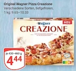 Aktuelles Original Wagner Pizza Creazione Angebot bei GLOBUS in Duisburg ab 4,44 €
