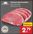 Netto Marken-Discount Bellheim - Schweine-Minutensteaks Angebot im Prospekt Schweine-Minutensteaks bei Netto Marken-Discount im Bellheim Prospekt für 2,79 €