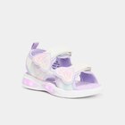 Sandales semelles lumineuses violet clair fille dans le catalogue La Halle