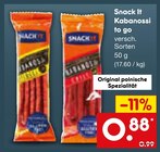 Aktuelles Kabanossi to go Angebot bei Netto Marken-Discount in Berlin ab 0,88 €