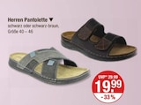 Herren Pantolette bei V-Markt im Oberammergau Prospekt für 19,99 €