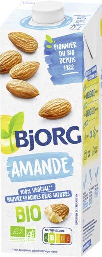 LE 3E À 0€ SUR TOUTES LES BOISSONS VEGETALES BJORG