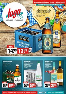 Bier im Logo Getränkemarkt Prospekt "Aktuelle Angebote" mit 4 Seiten (Offenbach (Main))