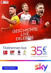 Aktueller Sky Leverkusen Prospekt "Sky Serien & Netflix" mit 3 Seiten