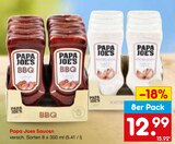 Saucen im Angebot bei Netto Marken-Discount in Göttingen Saucen Angebote von Papa Joe's bei Netto Marken-Discount Göttingen für 12,99 €