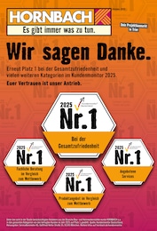 Hornbach Prospekt für Nittel und Umgebung: „Wir sagen Danke.“, 34 Seiten, 01.10.2025 - 29.10.2025
