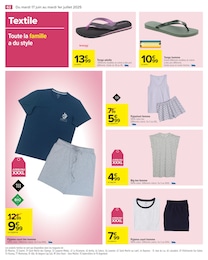 Offre Tongs Homme dans le catalogue Carrefour du moment à la page 64