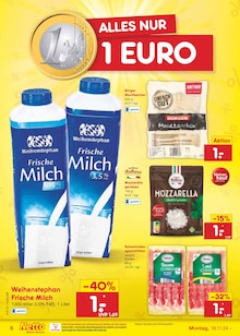 Milch im Netto Marken-Discount Prospekt "Aktuelle Angebote" mit 51 Seiten (Siegen (Universitätsstadt))