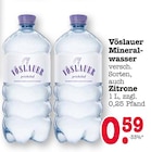 Mineralwasser im Angebot bei E center in Mannheim Mineralwasser Angebote von Vöslauer bei E center Mannheim für 0,59 €
