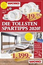 WEKO Wohnen Prospekt "Die tollsten Spartipps 2020!", 20 Seiten, für Erding, 21.02.2020 - 05.03.2020 WEKO Wohnen Prospekt "Die tollsten Spartipps 2020!", 20 Seiten, für Erding, 21.02.2020 - 05.03.2020