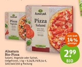 Aktuelles Bio-Pizza Angebot bei tegut in Erfurt ab 2,99 €
