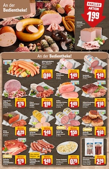 Wurst im aktuellen REWE Prospekt (Mönchengladbach) Wurst im REWE Prospekt "Dein Markt" mit 32 Seiten (Mönchengladbach)