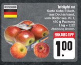 Tafeläpfel rot Angebote von Deutschland bei E center Amberg für 1,00 €