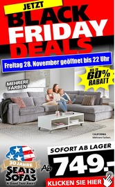 Aktueller Seats and Sofas Prospekt mit Kühlschrank, "JETZT BLACK FRIDAY DEALS", Seite 1