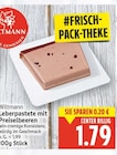 Leberpastete mit Preiselbeeren von Wiltmann für 1,79 € bei E center im Angebot Leberpastete mit Preiselbeeren von Wiltmann im aktuellen E center Prospekt