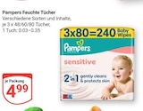 Feuchte Tücher Angebote von Pampers bei GLOBUS Worms für 4,99 €