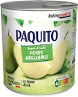 Demi-Fruits Poires Williams au Sirop - PAQUITO dans le catalogue Intermarché Hyper