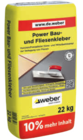 Klebstoffe im toom Baumarkt Prospekt Power Bau- und Fliesenkleber im aktuellen toom Baumarkt Prospekt für 12,99 €